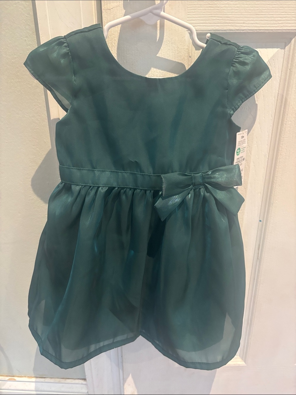 Carters Emerald Green Girls' Party Dress with Bow size 12 months